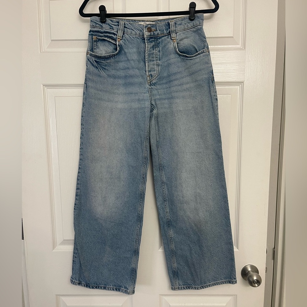 Free people We the Free Wide Leg Jeans | Size 26